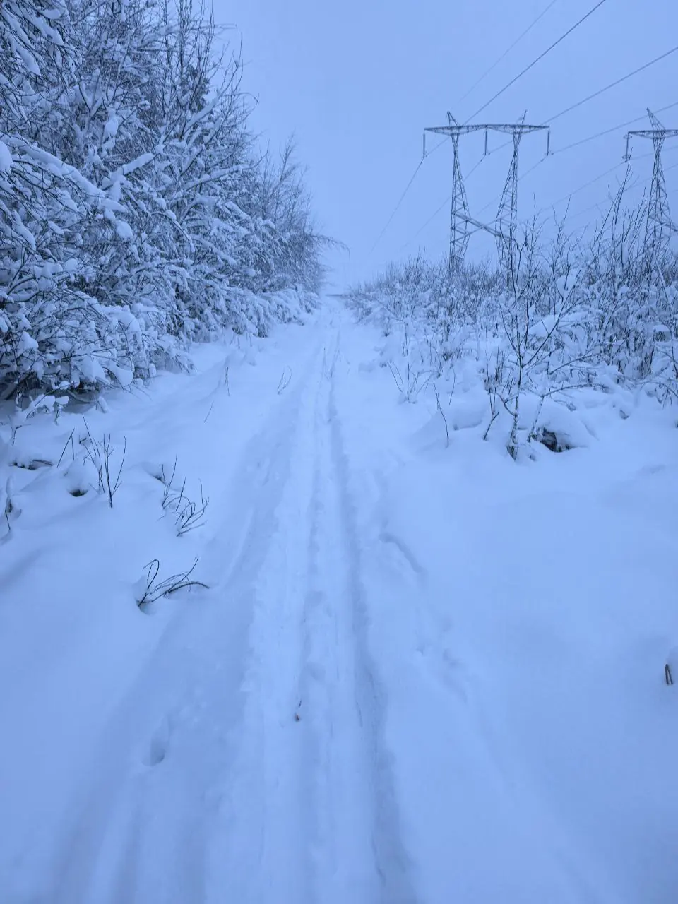 伊万诺夫斯卡娅附近的双槽雪道——只能坐火车到达