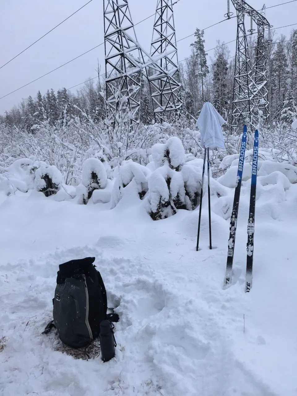 These places are the defence line of Leningrad: traces of the war turn up under the snow
